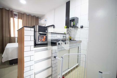 Cozinha americana de apartamento à venda com 1 quarto, 20m² em Leblon, Rio de Janeiro