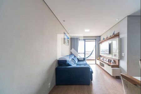 Sala de apartamento à venda com 3 quartos, 75m² em Vila Floresta, Santo André