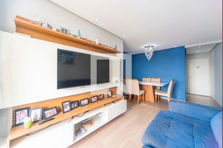 Sala de apartamento à venda com 3 quartos, 75m² em Vila Floresta, Santo André