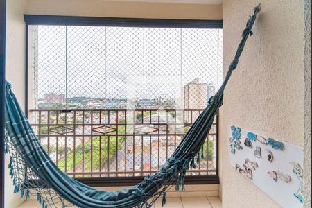 Varanda da Sala de apartamento à venda com 3 quartos, 75m² em Vila Floresta, Santo André