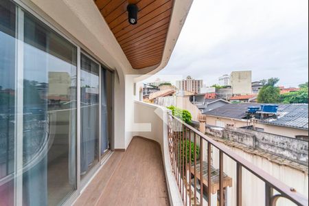 Varanda da Sala de apartamento para alugar com 3 quartos, 144m² em Vila Valparaíso, Santo André