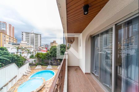 Varanda da Sala de apartamento para alugar com 3 quartos, 144m² em Vila Valparaíso, Santo André