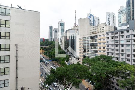 Vista da Sala de apartamento para alugar com 2 quartos, 46m² em Bela Vista, São Paulo