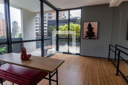 Studio para alugar com 28m², 1 quarto e sem vaga Studio para alugar com 28m², 1 quarto e sem vagaÁrea comum - Sala Mindset