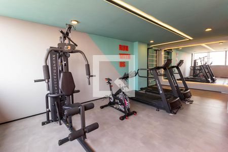 Studio para alugar com 28m², 1 quarto e sem vaga Studio para alugar com 28m², 1 quarto e sem vagaÁrea comum - Academia