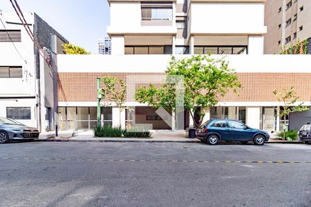 Studio para alugar com 28m², 1 quarto e sem vaga Studio para alugar com 28m², 1 quarto e sem vagaFachada e portaria