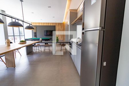 Studio para alugar com 28m², 1 quarto e sem vaga Studio para alugar com 28m², 1 quarto e sem vagaÁrea comum - Salão de festas