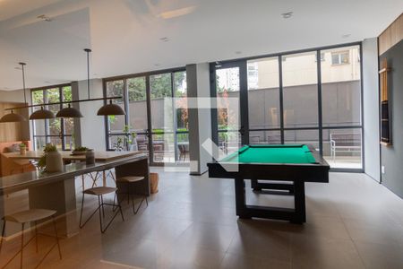 Studio para alugar com 28m², 1 quarto e sem vaga Studio para alugar com 28m², 1 quarto e sem vagaÁrea comum - Salão de festas