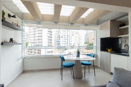 Varanda da Sala de apartamento à venda com 2 quartos, 81m² em Vila Mariana, São Paulo