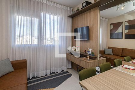 sala_1 de apartamento à venda com 2 quartos, 32m² em Parque Fongaro, São Paulo