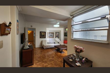 Sala de apartamento para alugar com 2 quartos, 84m² em Gonzaga, Santos