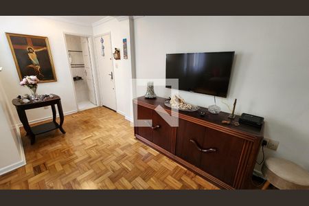 Sala de apartamento para alugar com 2 quartos, 84m² em Gonzaga, Santos