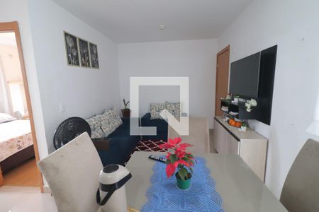 Sala de apartamento para alugar com 2 quartos, 47m² em Canudos, Novo Hamburgo