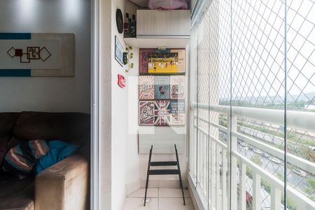 Varanda da Sala de apartamento para alugar com 2 quartos, 65m² em Cezar de Souza, Mogi das Cruzes