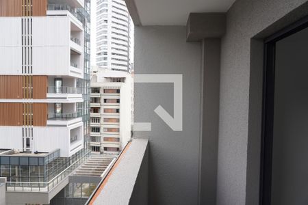 Varanda - Sala / Quarto de apartamento à venda com 1 quarto, 25m² em Pinheiros, São Paulo