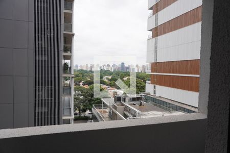 Varanda - Sala / Quarto de apartamento à venda com 1 quarto, 25m² em Pinheiros, São Paulo