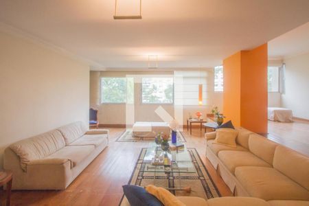 Sala de Estar de apartamento à venda com 3 quartos, 216m² em Jardim Santo Amaro, São Paulo