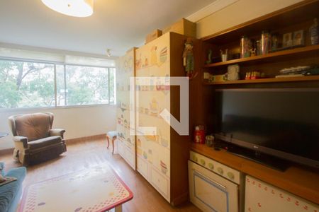 Sala de TV de apartamento à venda com 3 quartos, 216m² em Jardim Santo Amaro, São Paulo