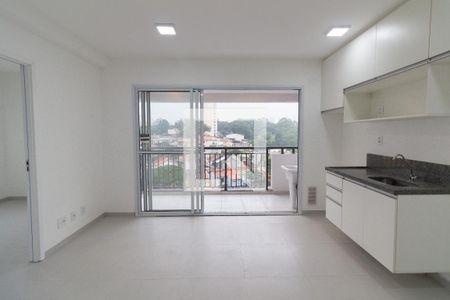 Sala - Cozinha de apartamento para alugar com 2 quartos, 44m² em Vila Sonia, São Paulo