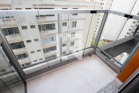 Varanda de kitnet/studio para alugar com 1 quarto, 22m² em Jardim Paulista, São Paulo