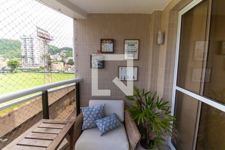 Varanda da Sala de apartamento à venda com 2 quartos, 78m² em Santa Rosa, Niterói