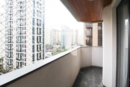 Varanda de apartamento à venda com 3 quartos, 127m² em Indianópolis, São Paulo