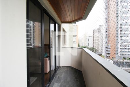 Varanda de apartamento à venda com 3 quartos, 127m² em Indianópolis, São Paulo