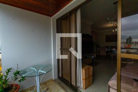 Varanda da Sala de apartamento para alugar com 3 quartos, 136m² em Vila Sao Joao, São Bernardo do Campo