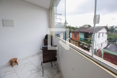 Varanda da Suíte de casa à venda com 2 quartos, 100m² em Jardim Mirna, Taboão da Serra