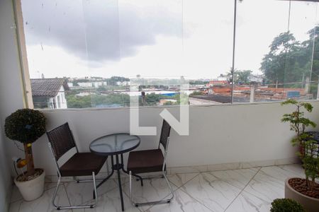 Varanda da Suíte de casa à venda com 2 quartos, 100m² em Jardim Mirna, Taboão da Serra