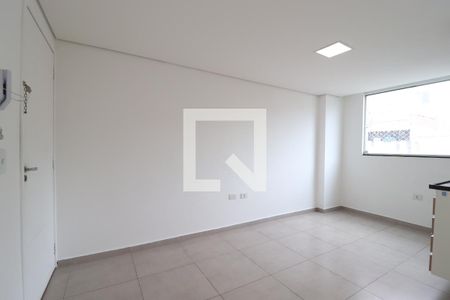 Sala de apartamento para alugar com 1 quarto, 55m² em Vila Sacadura Cabral, Santo André