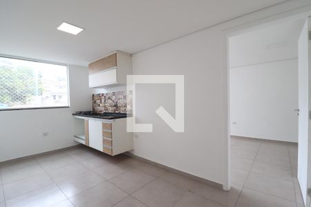 Sala de apartamento para alugar com 1 quarto, 55m² em Vila Sacadura Cabral, Santo André