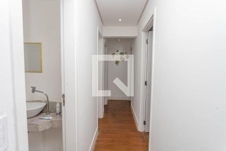 Corredor  de apartamento à venda com 3 quartos, 86m² em Centro, Diadema