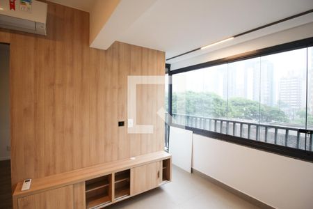 Sala de apartamento para alugar com 1 quarto, 32m² em Moema, São Paulo