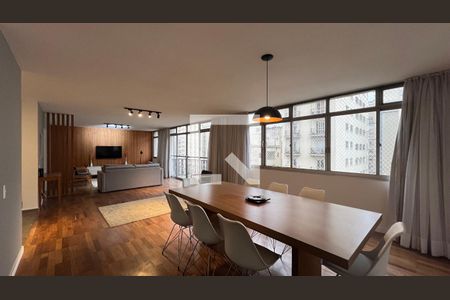 Sala de Jantar de apartamento para alugar com 4 quartos, 227m² em Cerqueira César, São Paulo