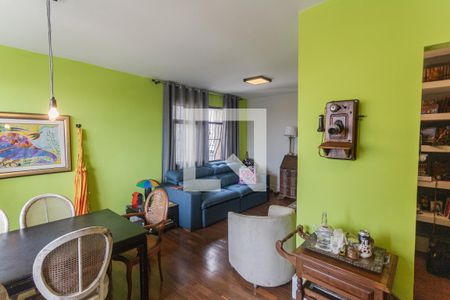 Sala de apartamento à venda com 3 quartos, 120m² em Santo Antônio, Belo Horizonte