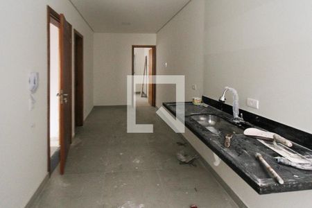 Cozinha de apartamento para alugar com 1 quarto, 32m² em Vila Paulo Silas, São Paulo