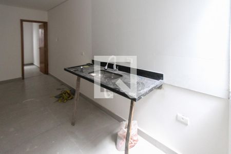 Cozinha de apartamento para alugar com 1 quarto, 32m² em Vila Paulo Silas, São Paulo