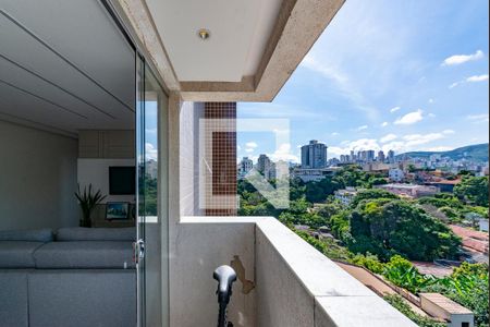 Varanda da Sala de apartamento à venda com 2 quartos, 57m² em Palmeiras, Belo Horizonte