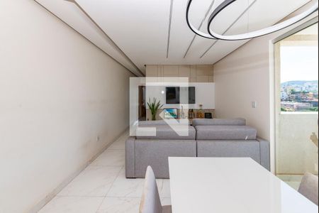 Sala de apartamento à venda com 2 quartos, 57m² em Palmeiras, Belo Horizonte