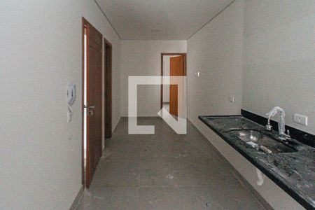 Cozinha de apartamento para alugar com 1 quarto, 32m² em Vila Paulo Silas, São Paulo