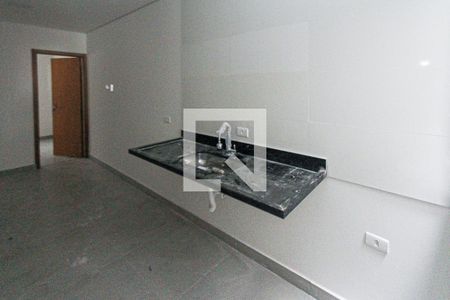 Cozinha de apartamento para alugar com 1 quarto, 32m² em Vila Paulo Silas, São Paulo