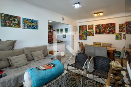 Sala de apartamento para alugar com 3 quartos, 88m² em Cidade Ocian, Praia Grande