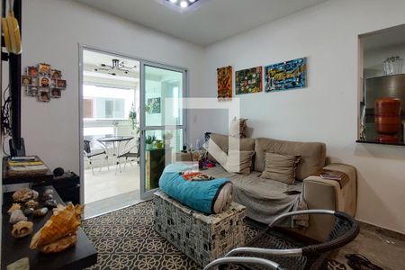 Sala de apartamento para alugar com 3 quartos, 88m² em Cidade Ocian, Praia Grande