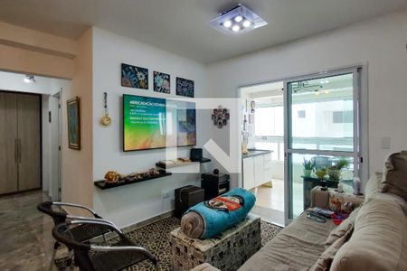 Sala de apartamento para alugar com 3 quartos, 88m² em Cidade Ocian, Praia Grande