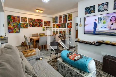 Sala de apartamento para alugar com 3 quartos, 88m² em Cidade Ocian, Praia Grande