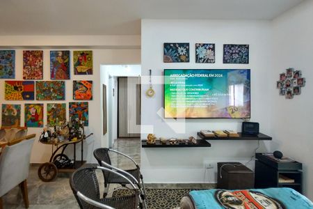 Sala de apartamento para alugar com 3 quartos, 88m² em Cidade Ocian, Praia Grande