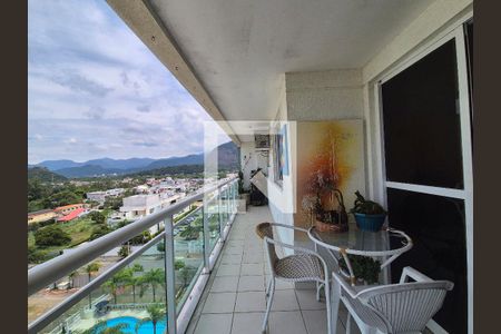 Varanda de apartamento à venda com 3 quartos, 121m² em Recreio dos Bandeirantes, Rio de Janeiro