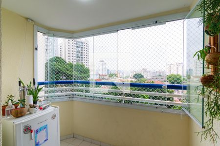 Varanda da Sala de apartamento à venda com 3 quartos, 72m² em Vila Lucia, São Paulo