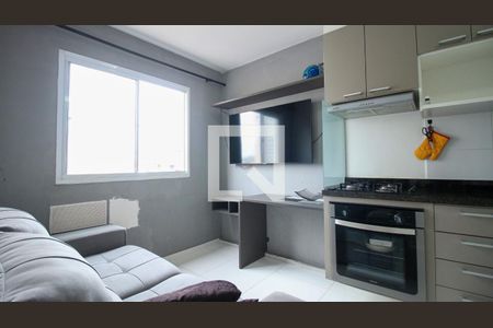 Sala e Cozinha de apartamento para alugar com 1 quarto, 29m² em Cidade Satelite Santa Barbara, São Paulo